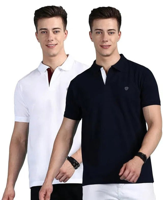 Polo Mens T-Shirts Pack of 2 Multicolor - POLYFY