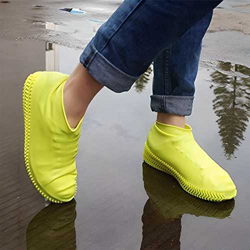 Shoe Cover - Silicone Reusable Anti skid Waterproof Boot Cover Shoe Protector - POLYFY